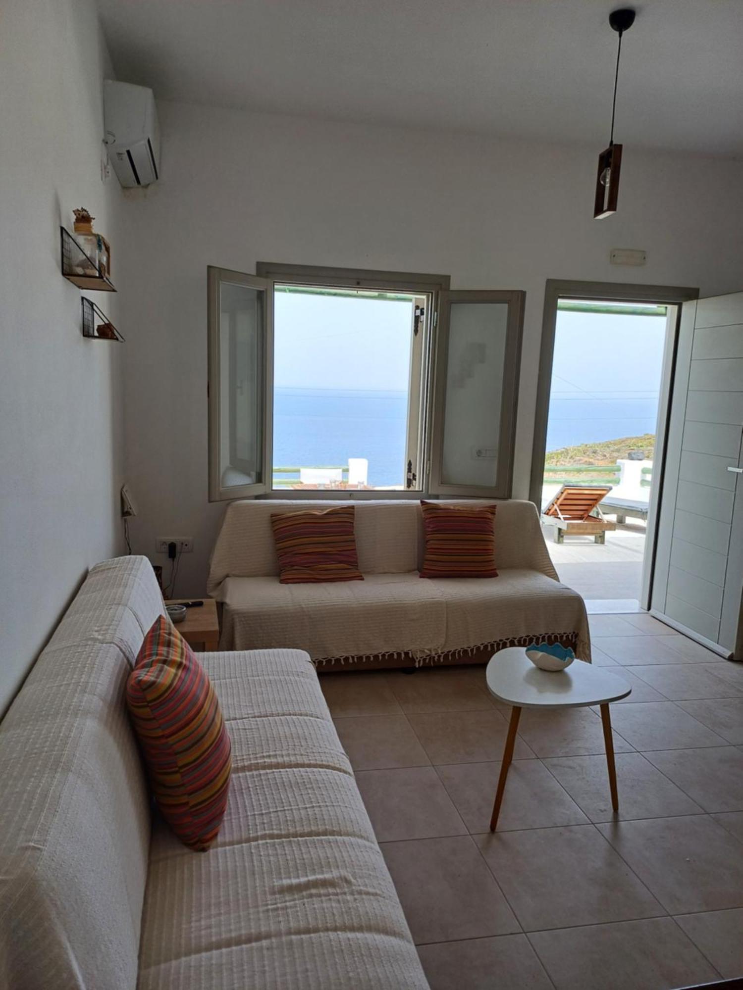 Foinikiá'Irene' Cycladic House With Sunrise And Sea View!别墅 外观 照片