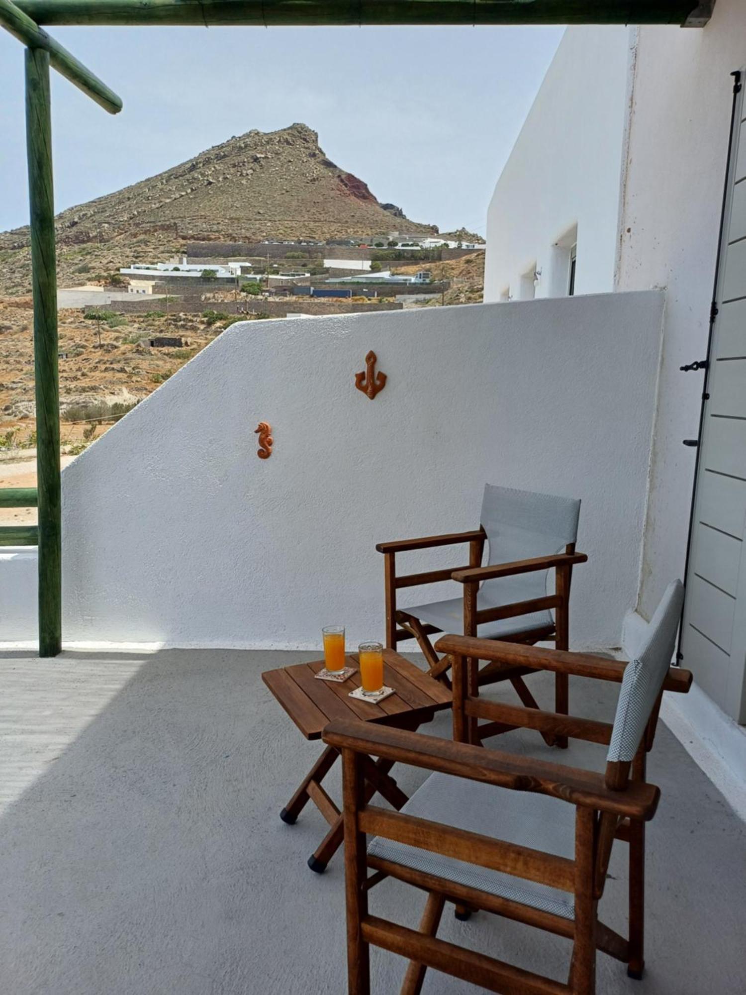 Foinikiá'Irene' Cycladic House With Sunrise And Sea View!别墅 外观 照片