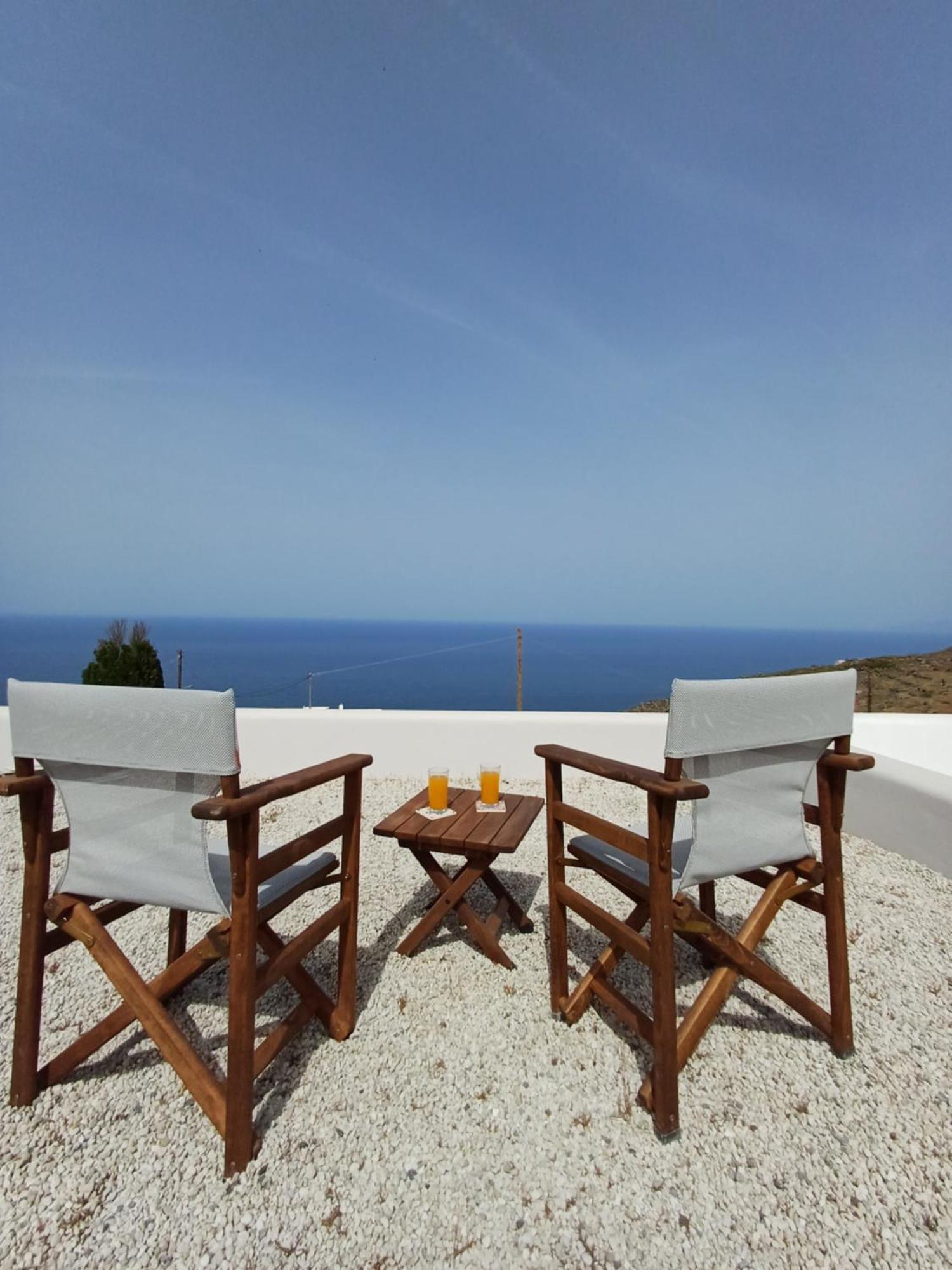 Foinikiá'Irene' Cycladic House With Sunrise And Sea View!别墅 外观 照片