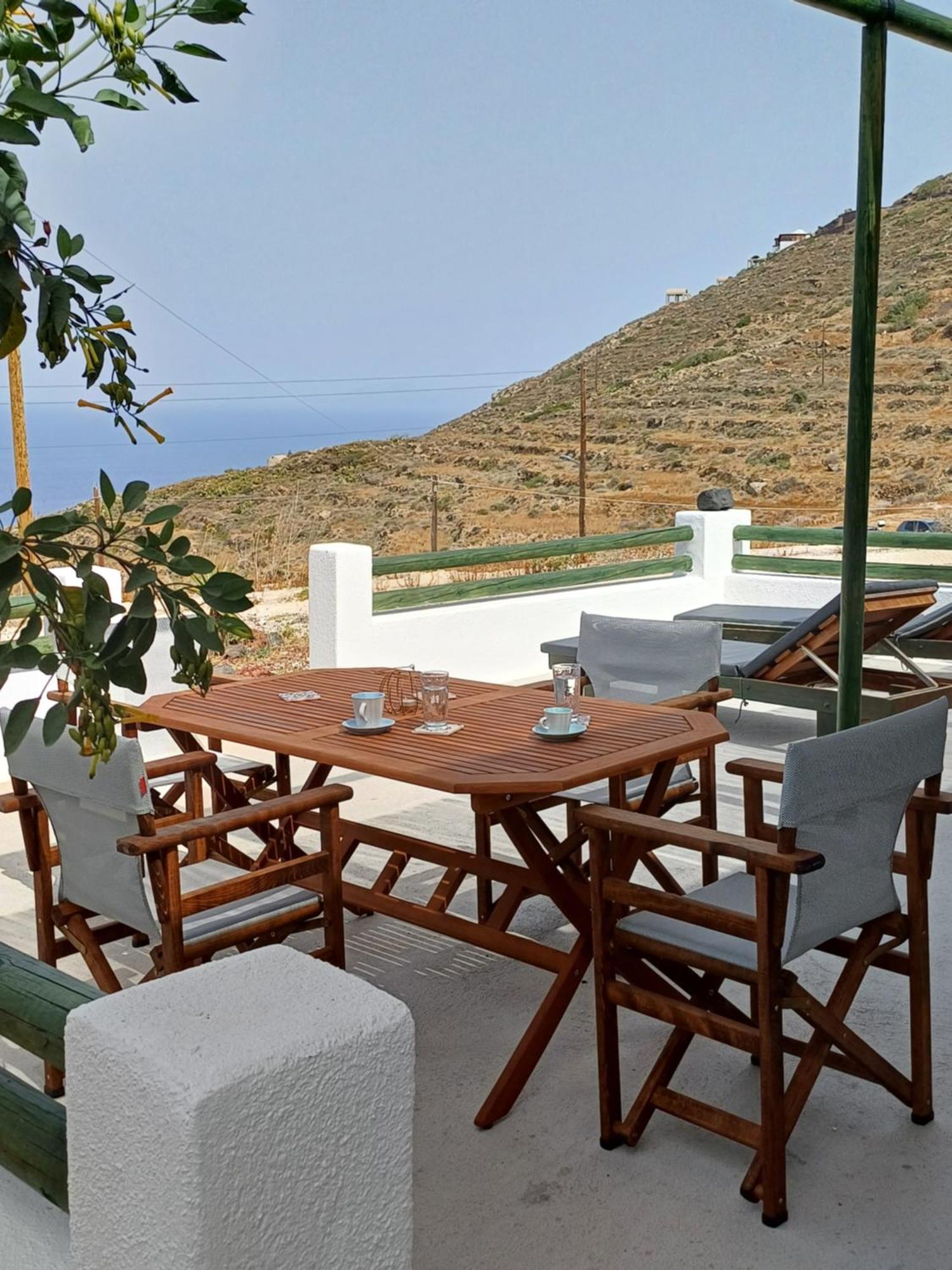 Foinikiá'Irene' Cycladic House With Sunrise And Sea View!别墅 外观 照片